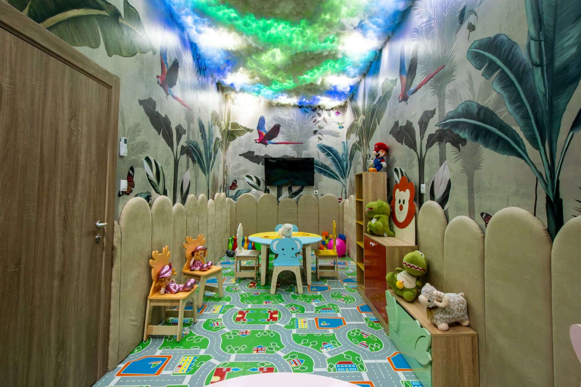 Espace enfants jungle de la clinique Fusion